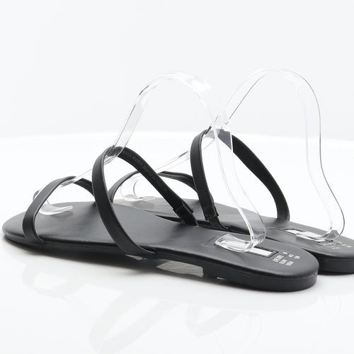 Primark Womens Black Synthetic Slider Sandal UK 8 41