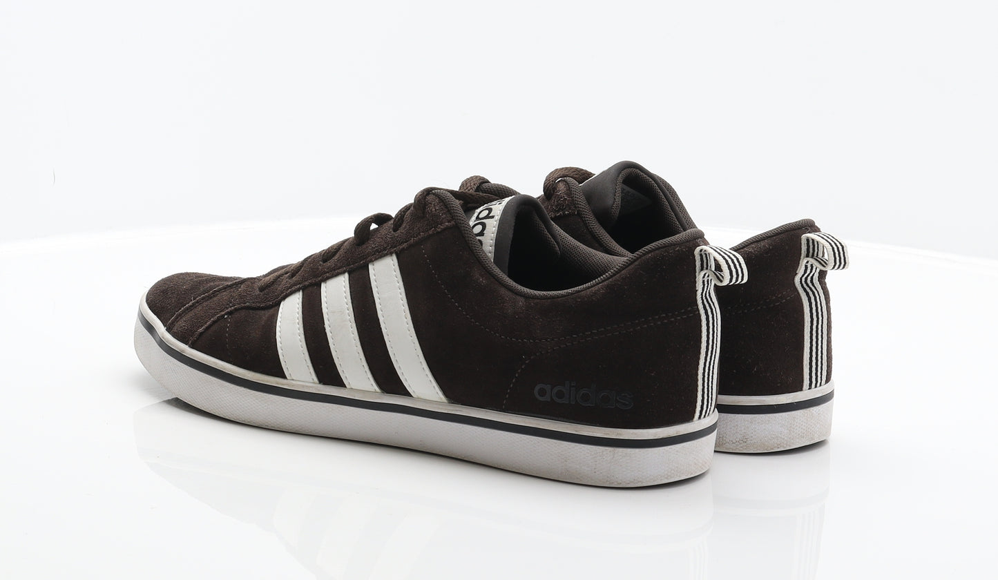 adidas Mens Brown Polyester Trainer UK 1.5