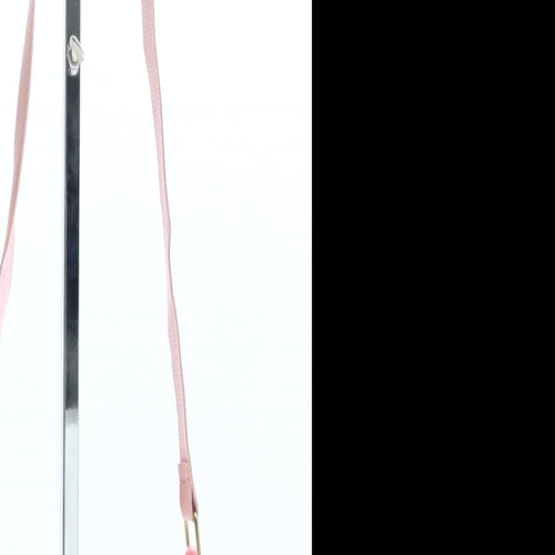 Preworn Womens Pink Polyethylene Shoulder Bag Size Mini