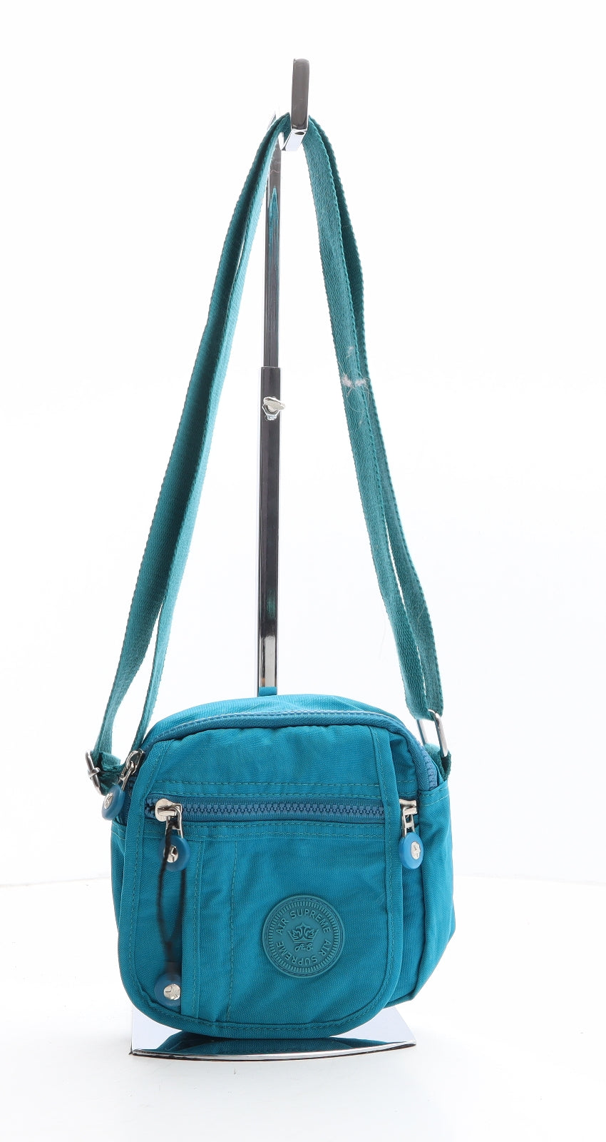 Air Supreme Womens Blue Polyester Crossbody Size Mini