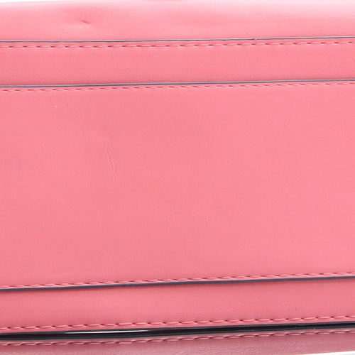 Accessorize Womens Pink Polyethylene Clutch Size Small