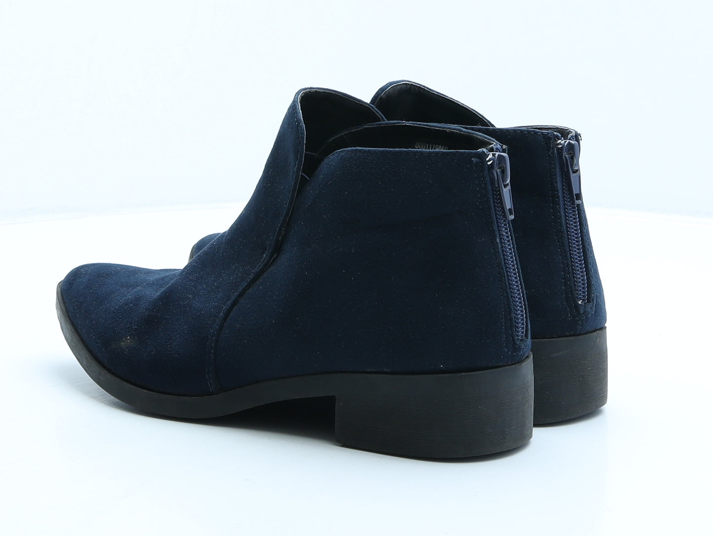 Atmosphere Womens Blue Suede Bootie Boot UK 6 39