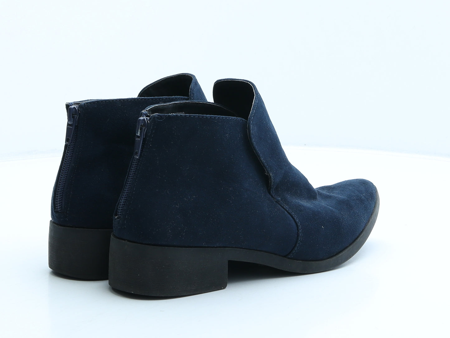 Atmosphere Womens Blue Suede Bootie Boot UK 6 39