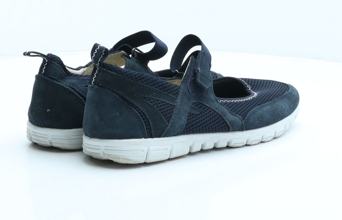 Pavers Womens Blue Polyester Loafer Casual UK 7 40
