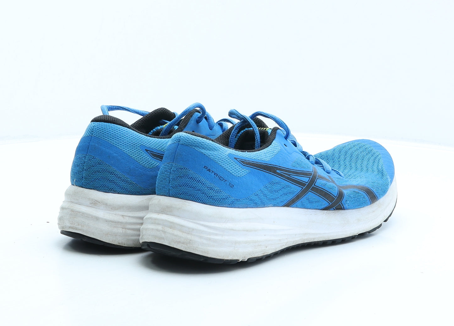 ASICS Mens Blue Geometric Polyester Trainer UK 6.5 40