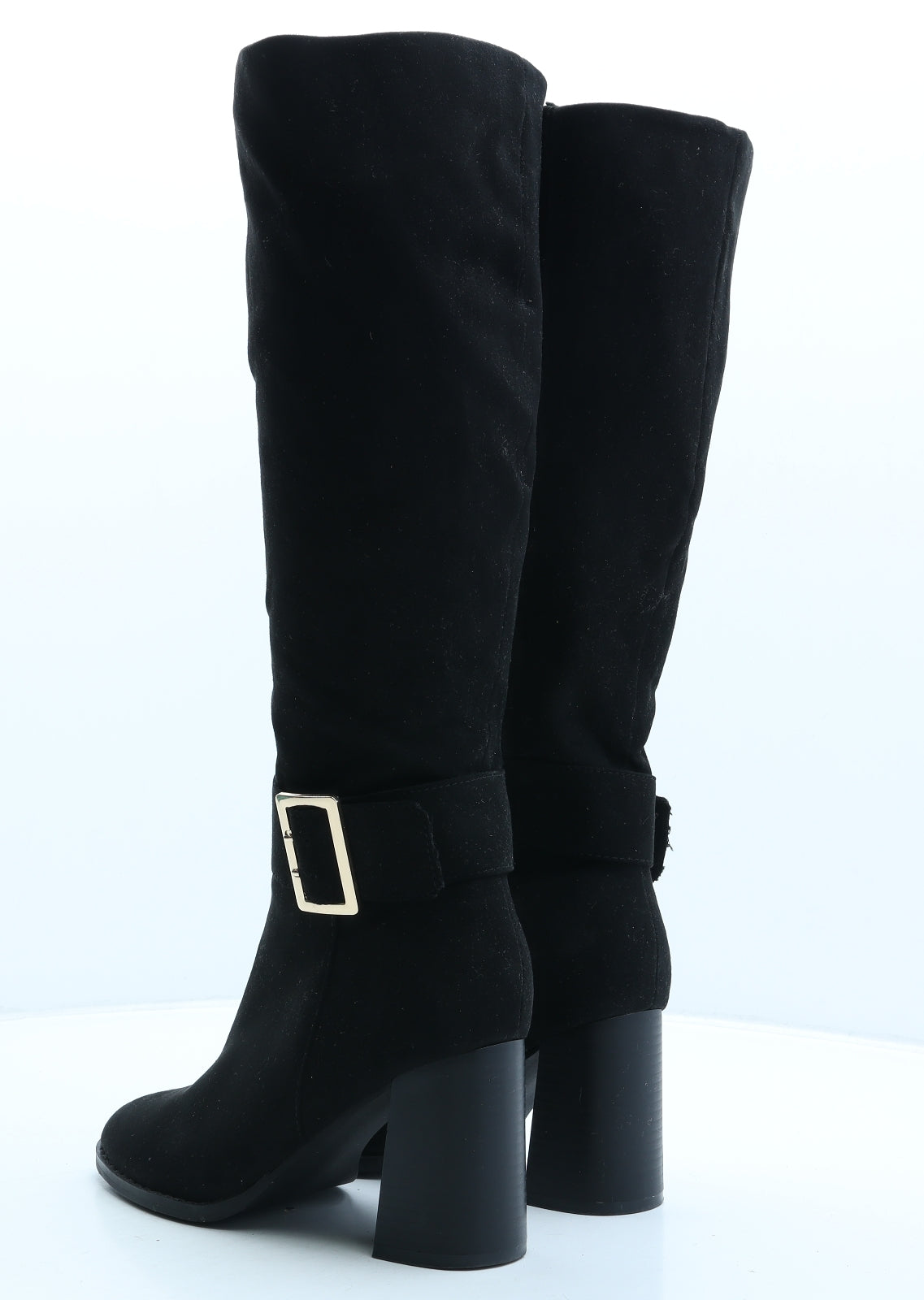 ASOS Womens Black Suede Biker Boot UK 5 38