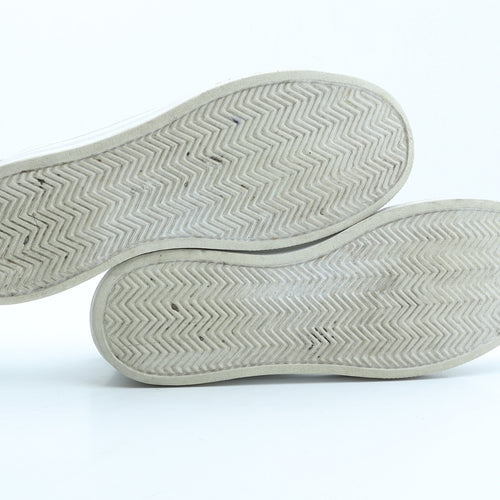 Primark Mens White Polyester Trainer UK 7 40