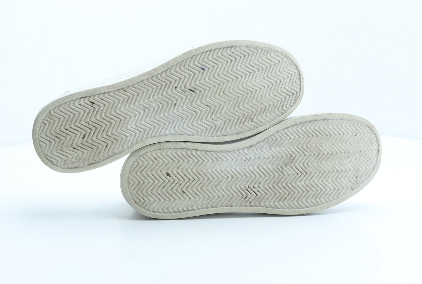 Primark Mens White Polyester Trainer UK 7 40