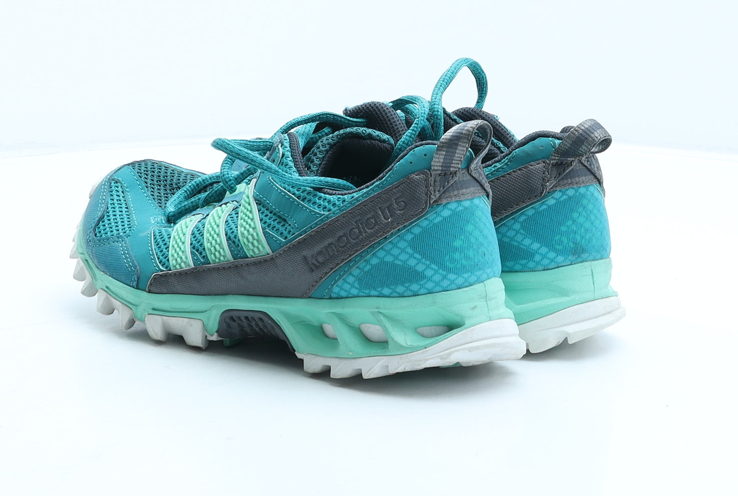 adidas Womens Green Fabric Trainer UK 4 36.5