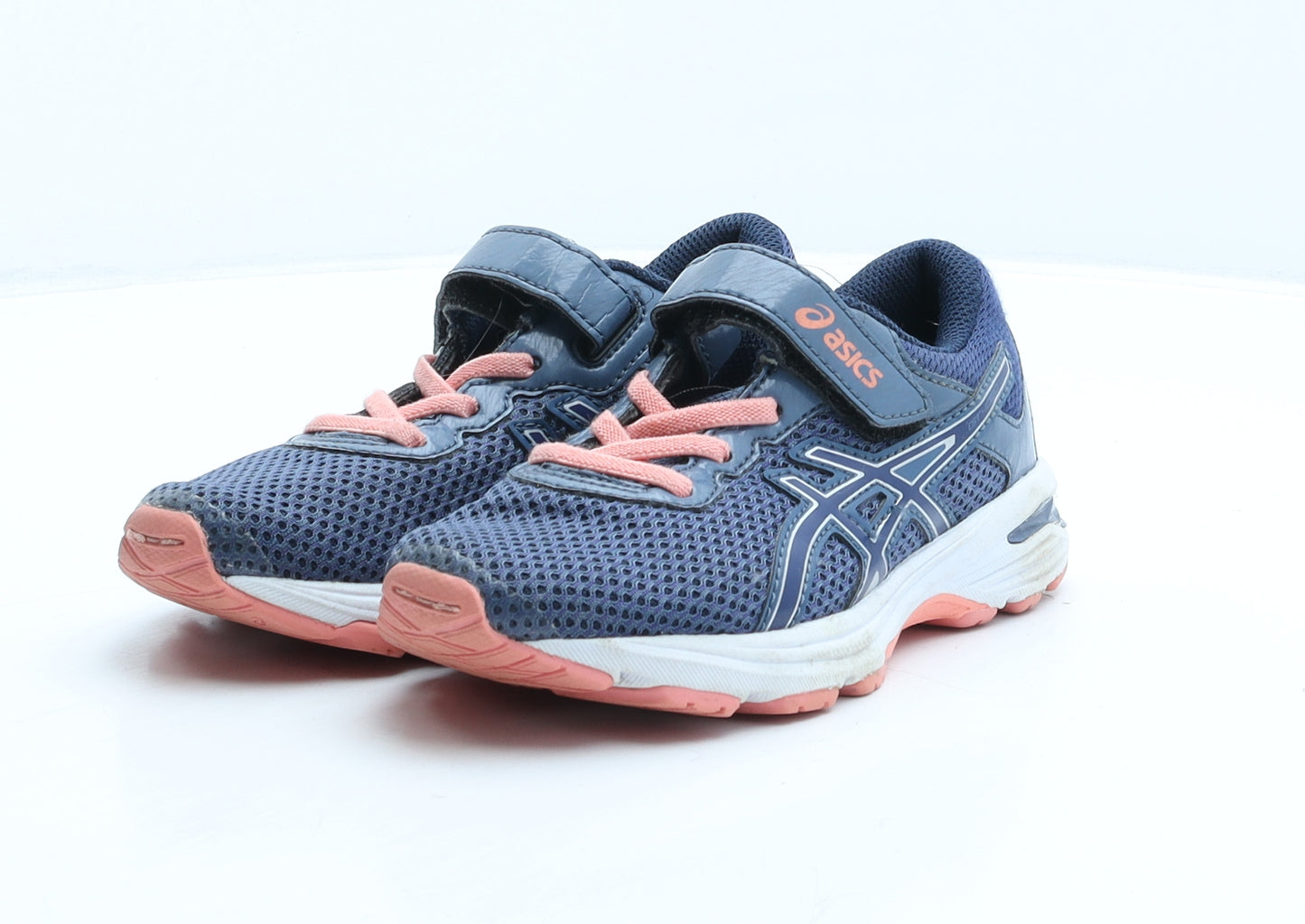 ASICS Girls Blue Fabric Trainer UK 13 31.5