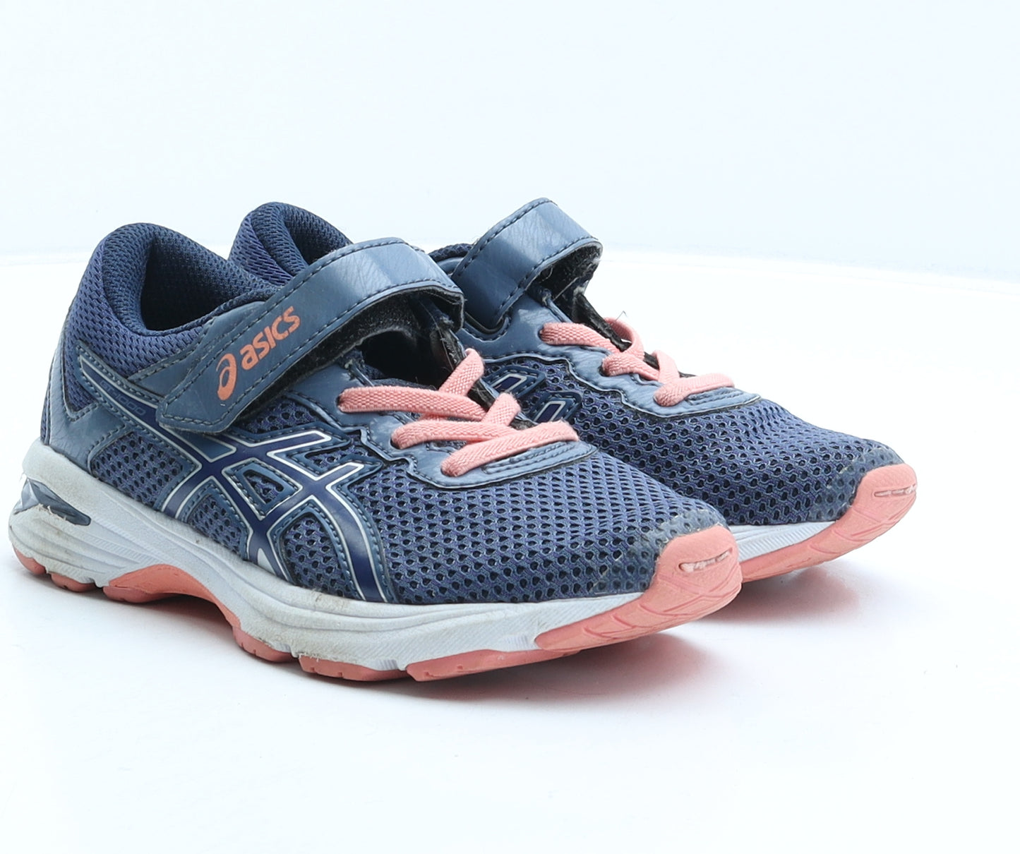 ASICS Girls Blue Fabric Trainer UK 13 31.5
