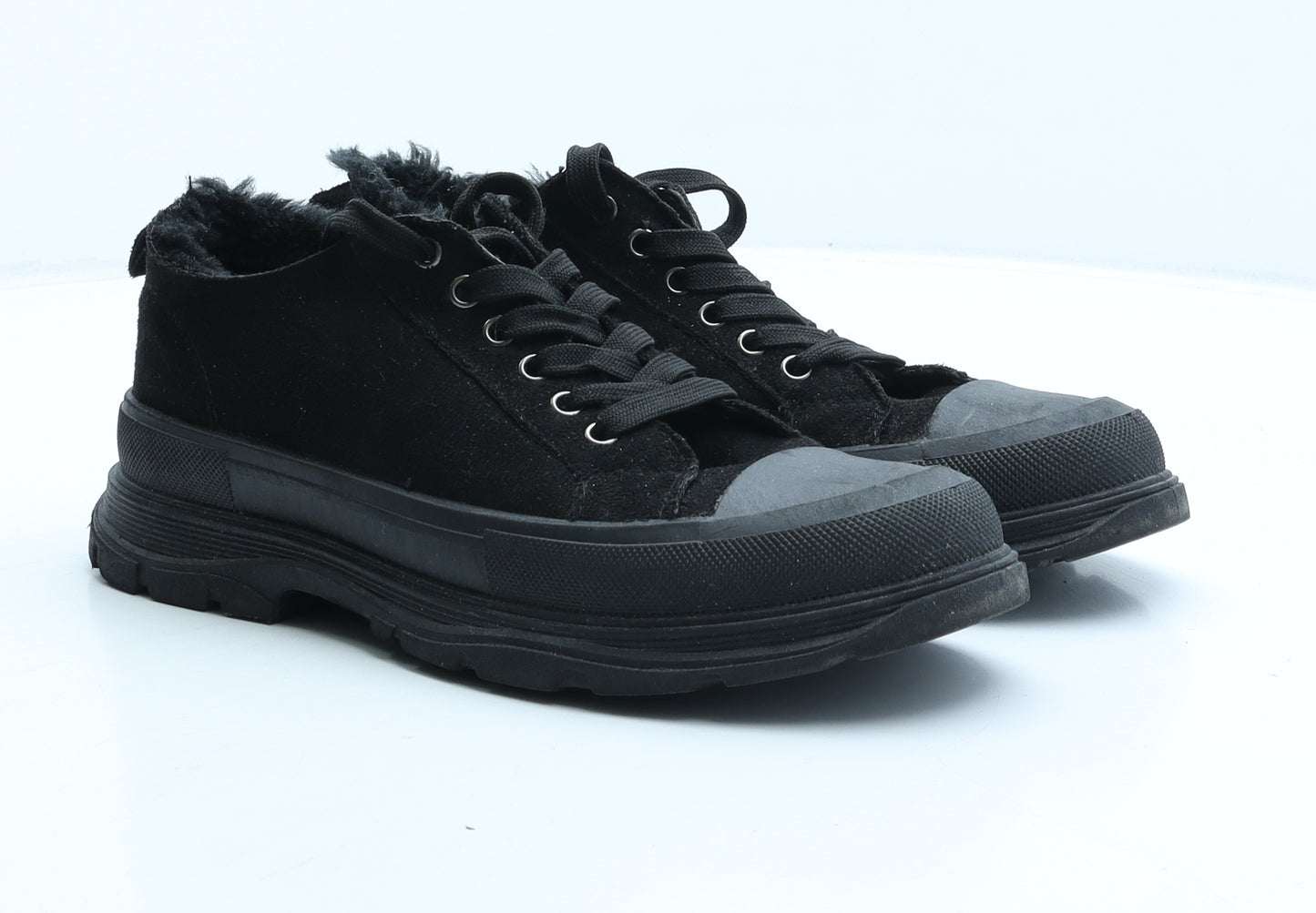 Linzi Womens Black Fabric Trainer UK 5