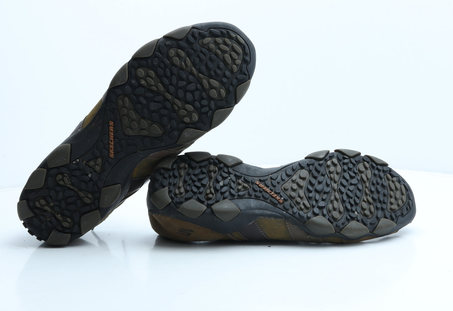 Sketchers Mens Brown Polyamide Trainer UK 10.5