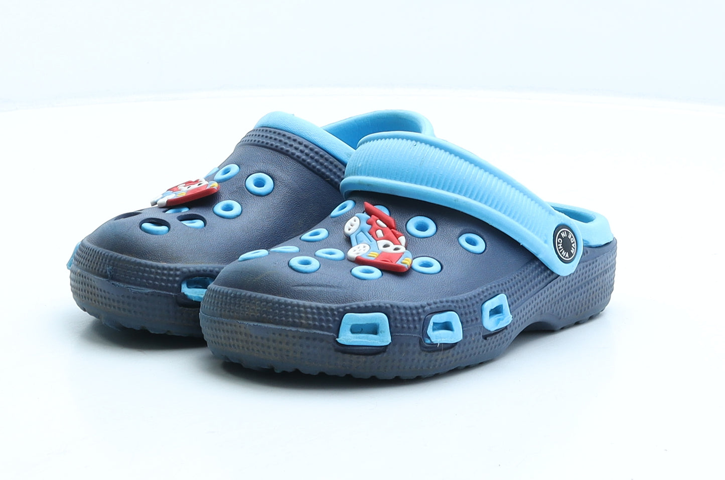 Preworn Boys Blue Rubber Clog Casual UK 9.5 27