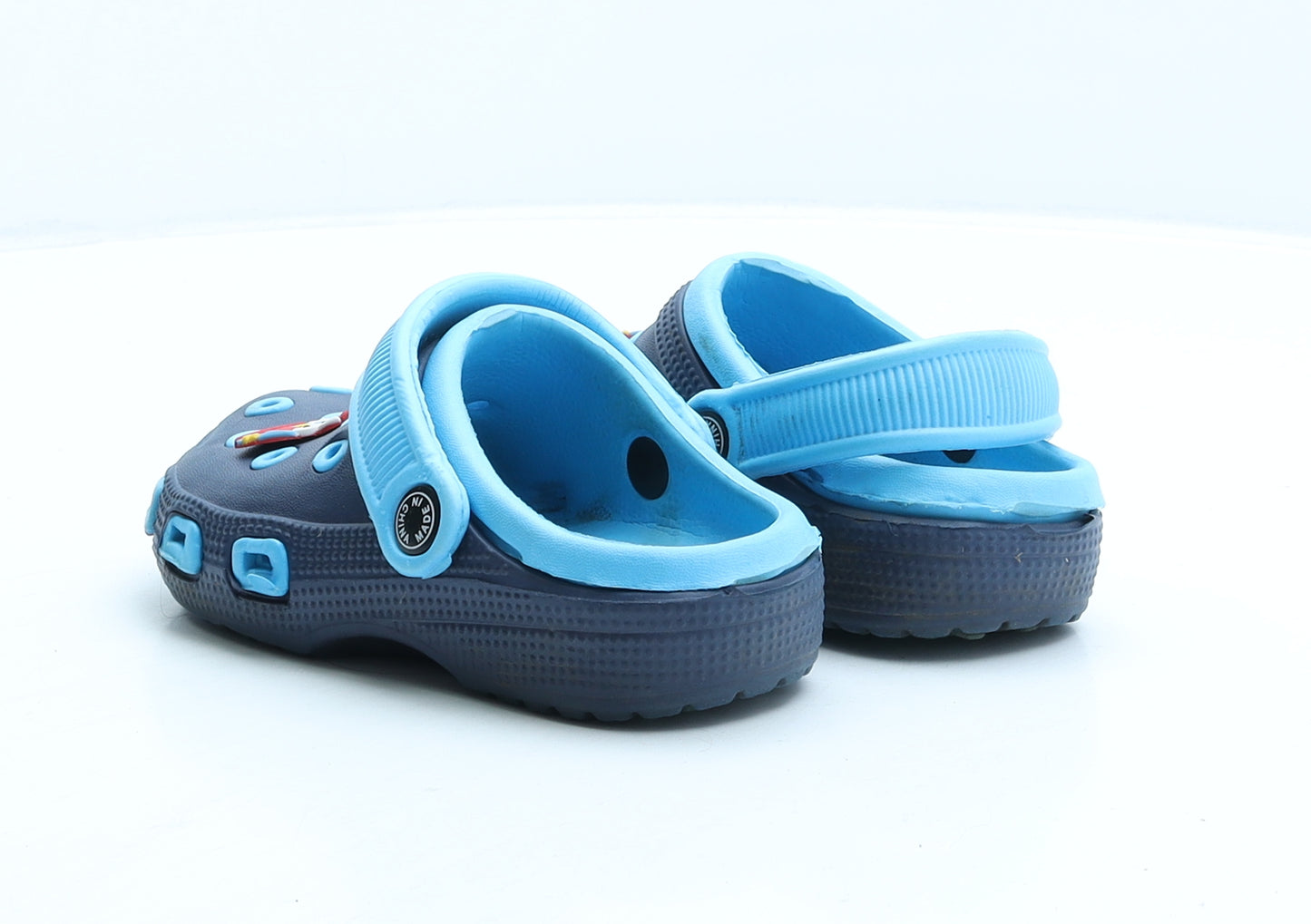 Preworn Boys Blue Rubber Clog Casual UK 9.5 27