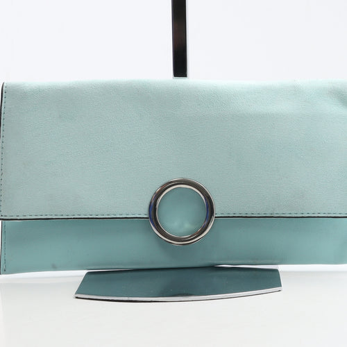 New Look Womens Mint Polyurethane Clutch Size Small