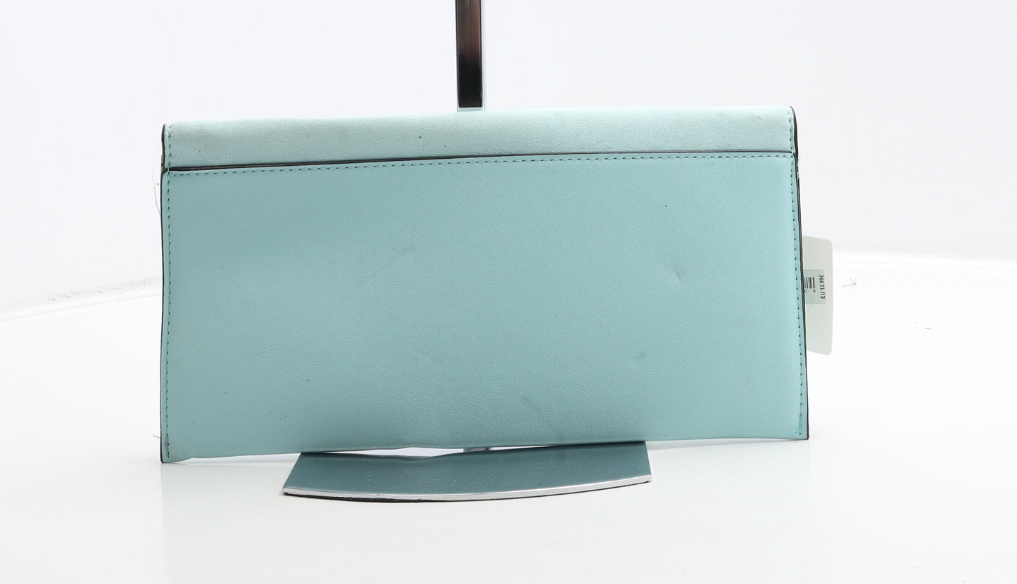 New Look Womens Mint Polyurethane Clutch Size Small