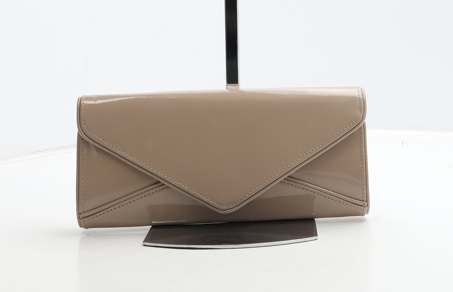 Dorothy Perkins Womens Beige PVC Clutch Size Small