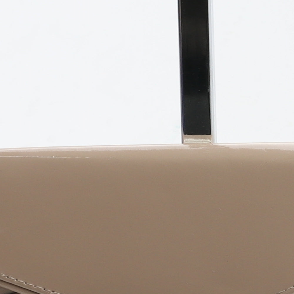 Dorothy Perkins Womens Beige PVC Clutch Size Small