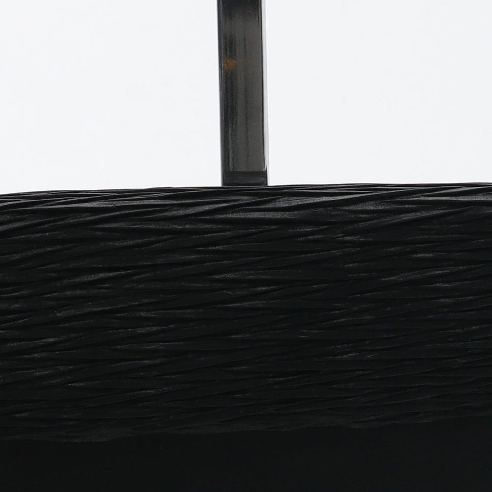 Preworn Womens Black Polyester Clutch Size Small