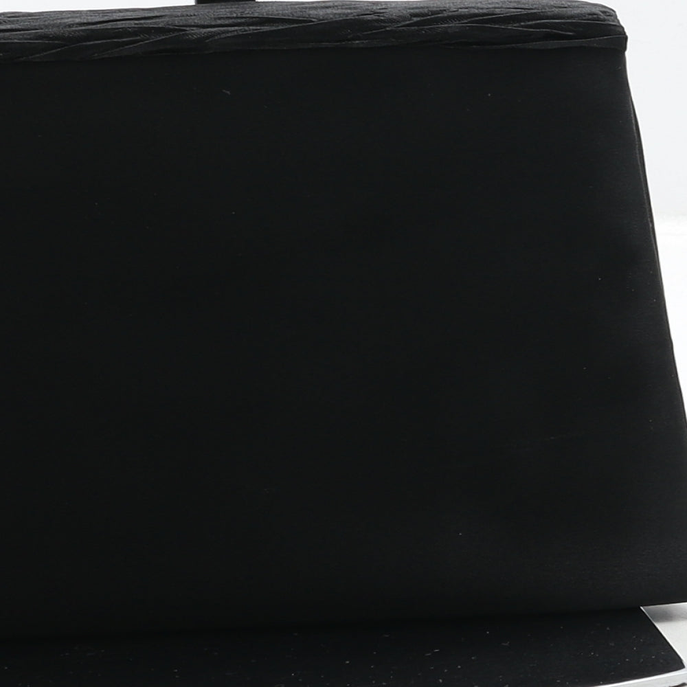 Preworn Womens Black Polyester Clutch Size Small