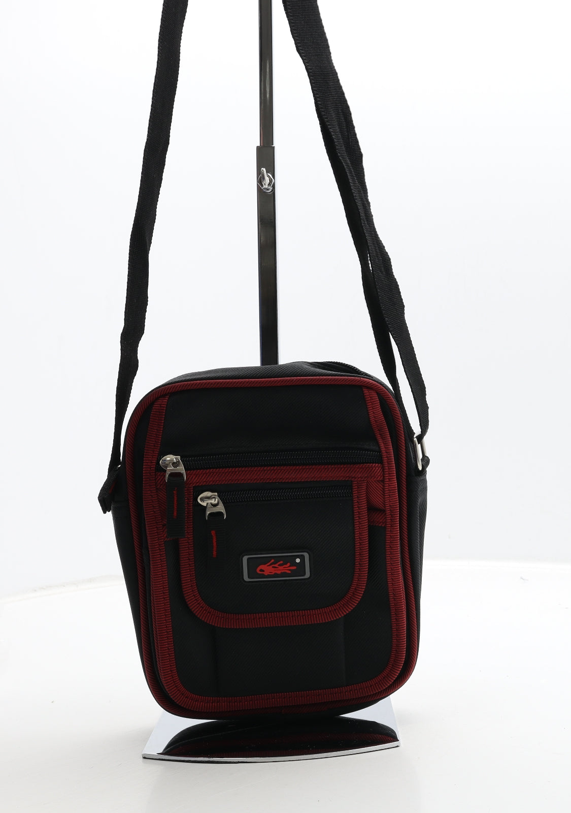 Preworn Womens Black Polyester Crossbody Size Small