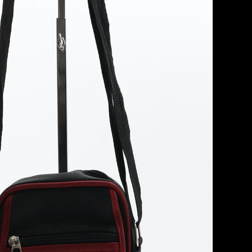 Preworn Womens Black Polyester Crossbody Size Small