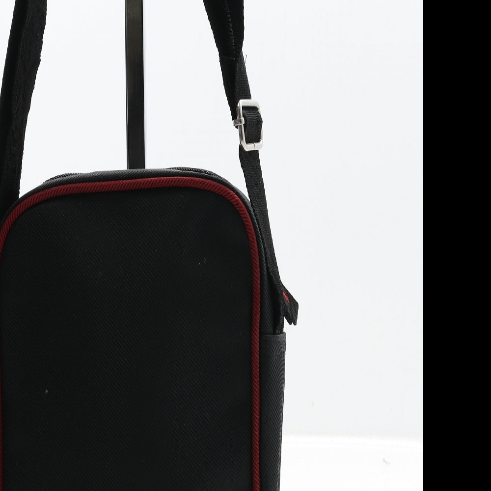 Preworn Womens Black Polyester Crossbody Size Small
