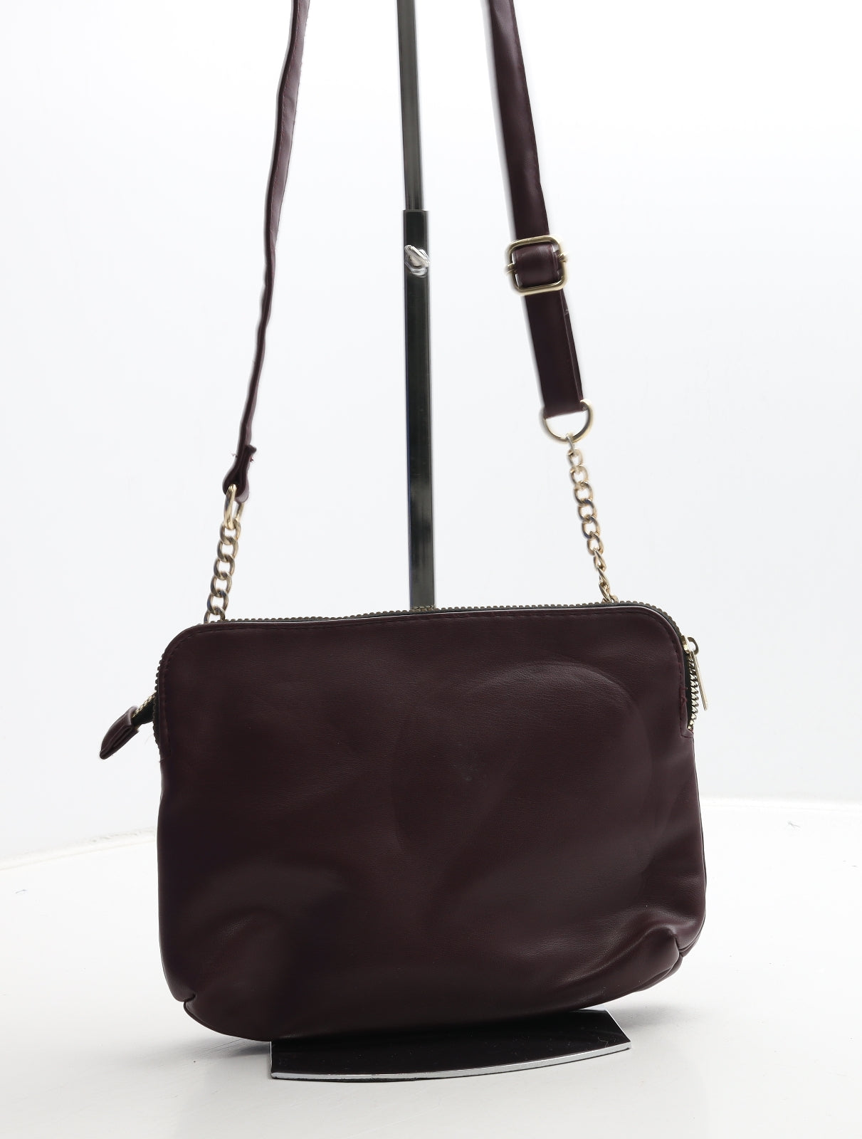 Primark Womens Red Polyurethane Crossbody Size Small