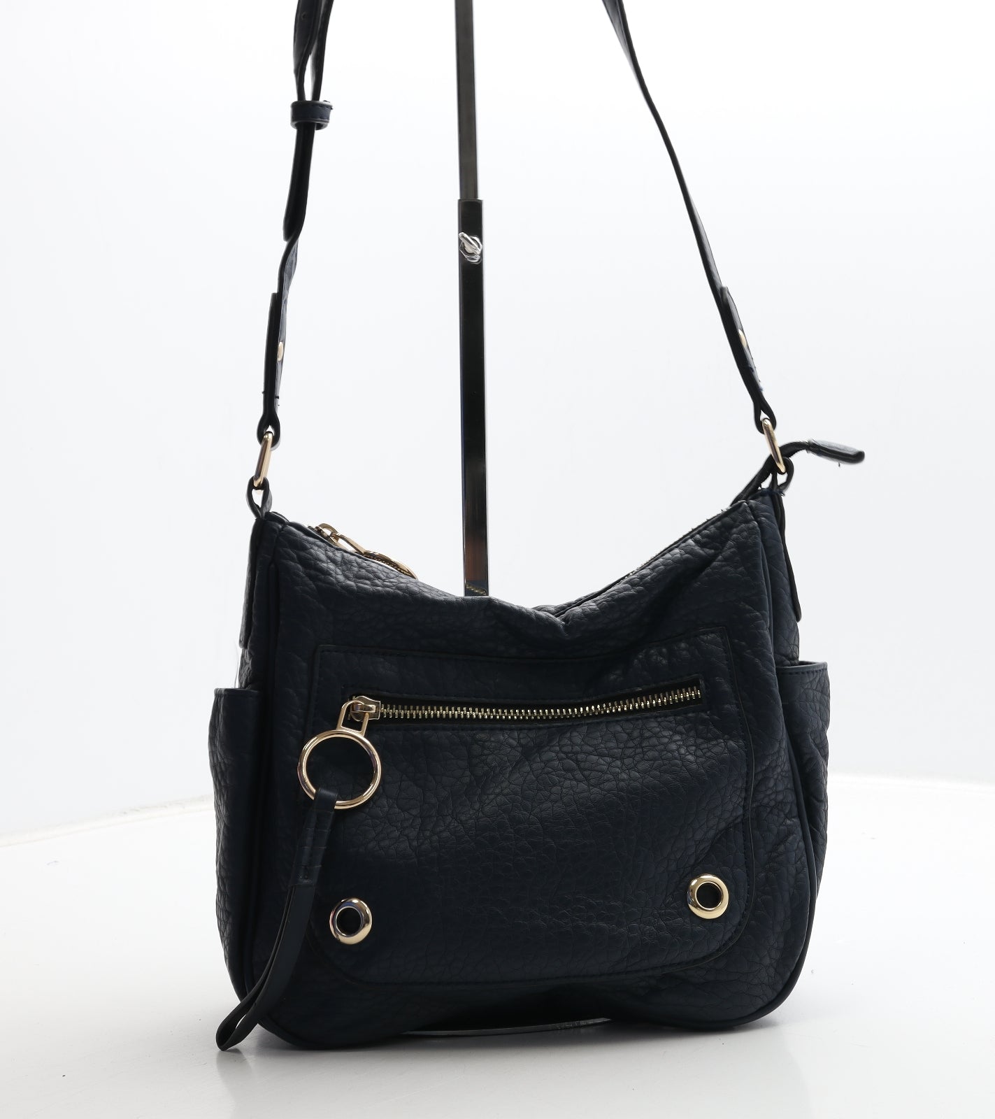 Debenhams Womens Blue Polyurethane Crossbody Size Medium