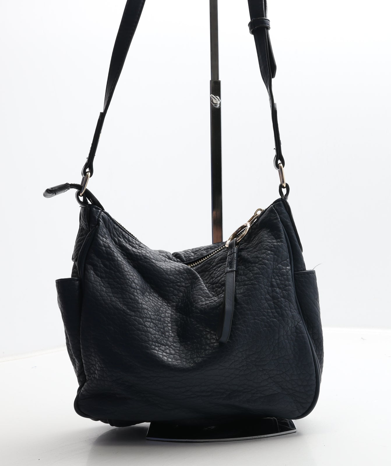 Debenhams Womens Blue Polyurethane Crossbody Size Medium