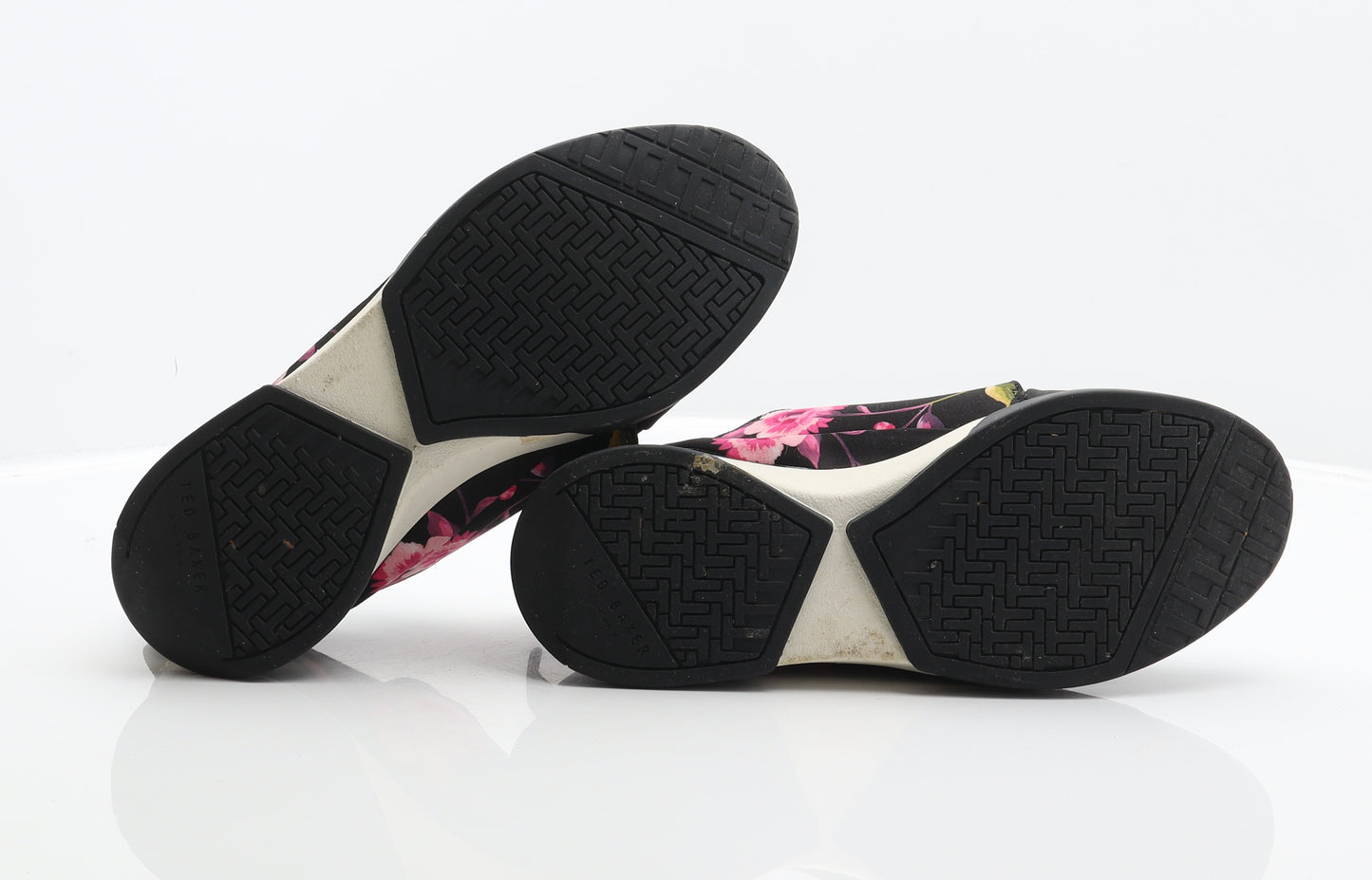 Ted Baker Womens Black Floral Polyester Trainer UK 6.5 40