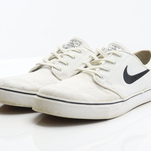 Nike Mens White Fabric Trainer UK 1.5 46 - Stefan Janoski