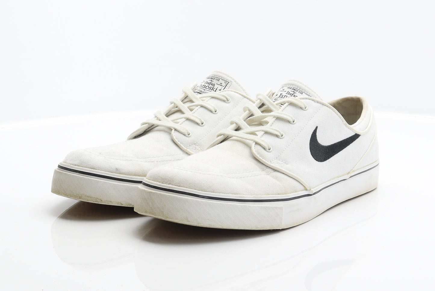 Nike Mens White Fabric Trainer UK 1.5 46 - Stefan Janoski