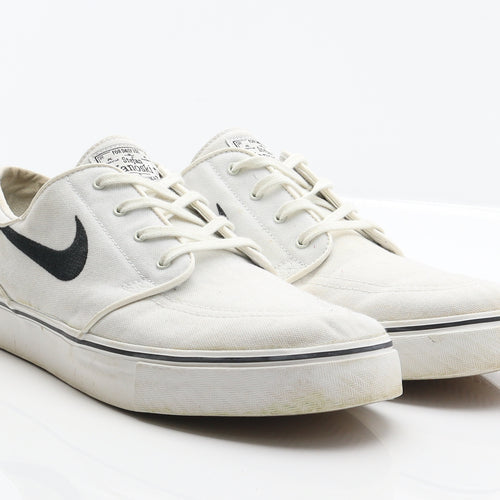 Nike Mens White Fabric Trainer UK 1.5 46 - Stefan Janoski