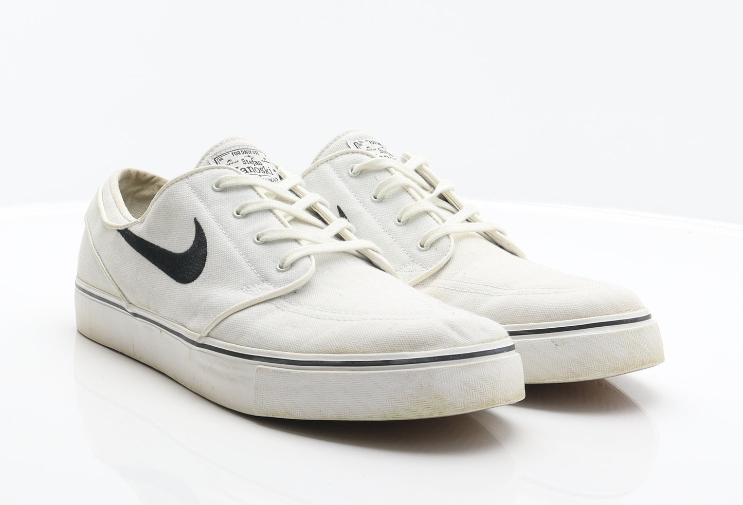 Nike Mens White Fabric Trainer UK 1.5 46 - Stefan Janoski