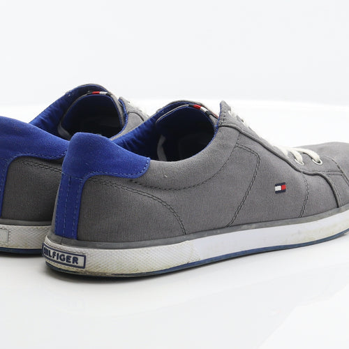 Tommy Hilfiger Mens Grey Fabric Trainer UK 8 42