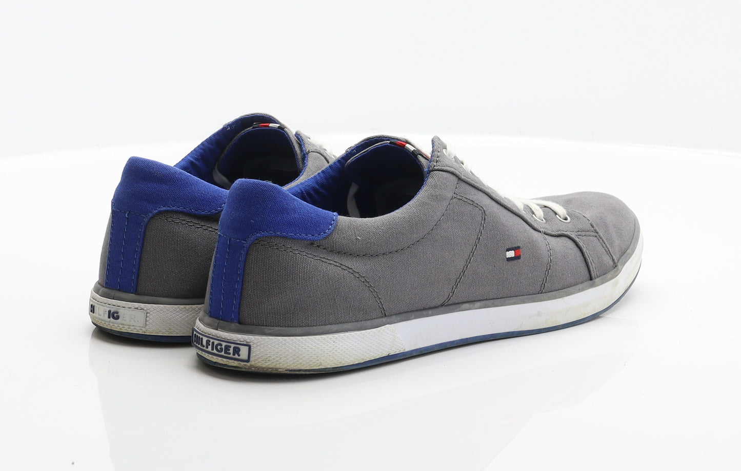 Tommy Hilfiger Mens Grey Fabric Trainer UK 8 42