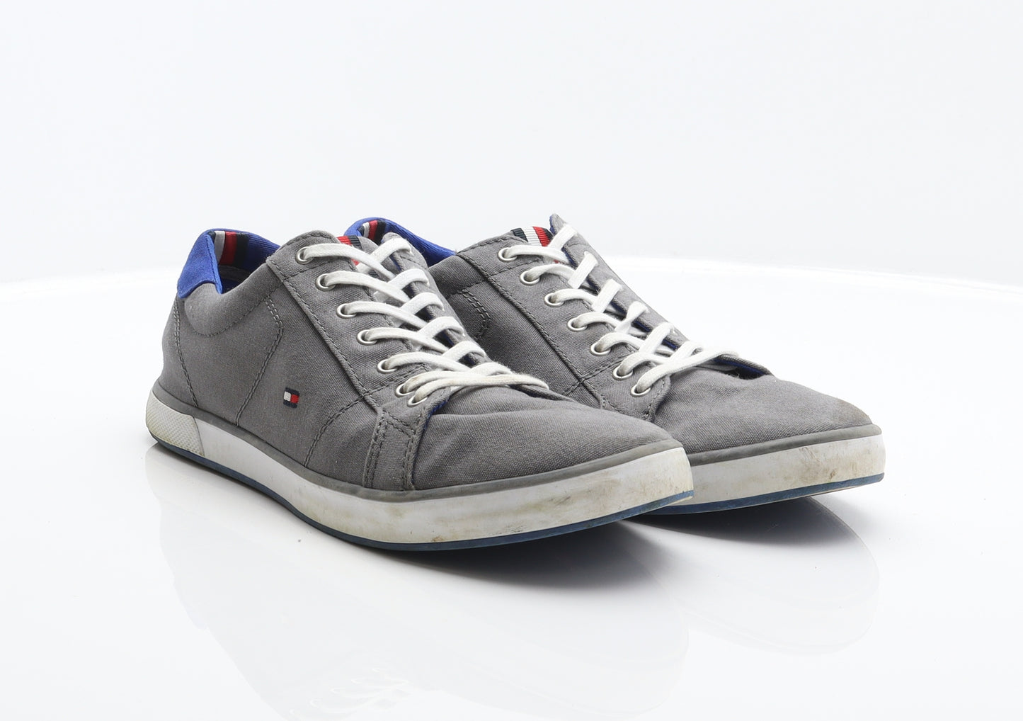 Tommy Hilfiger Mens Grey Fabric Trainer UK 8 42