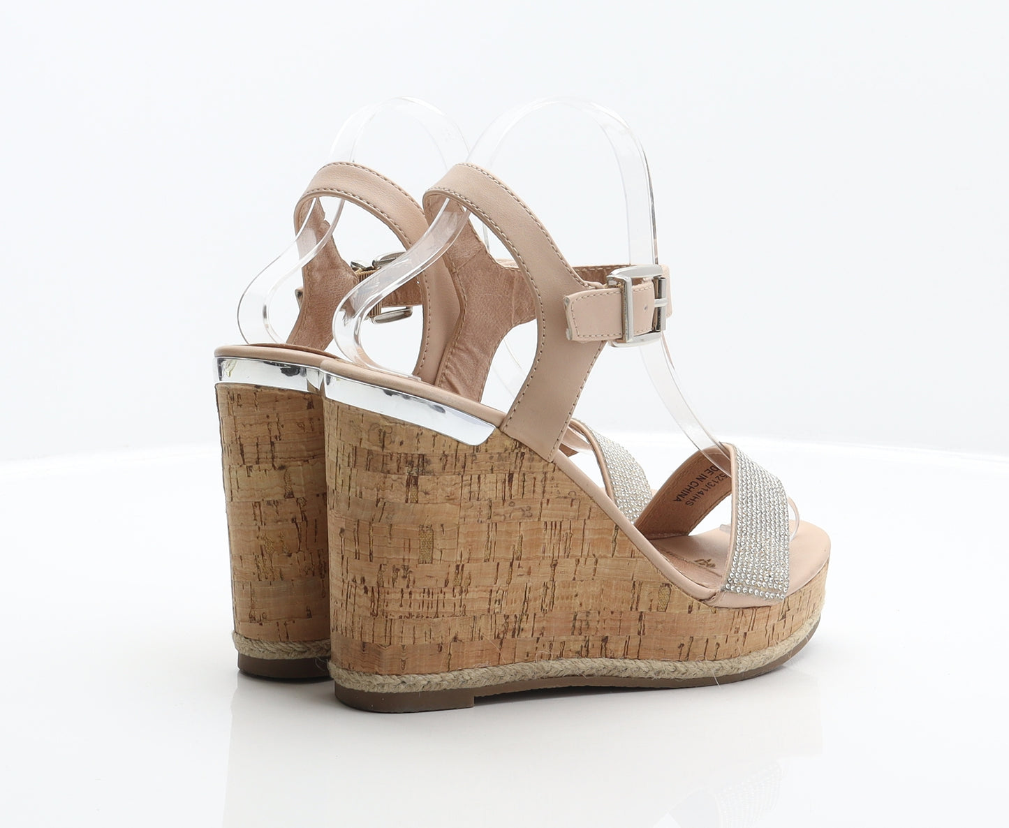 New Look Womens Beige Synthetic Platform Heel UK 5 38