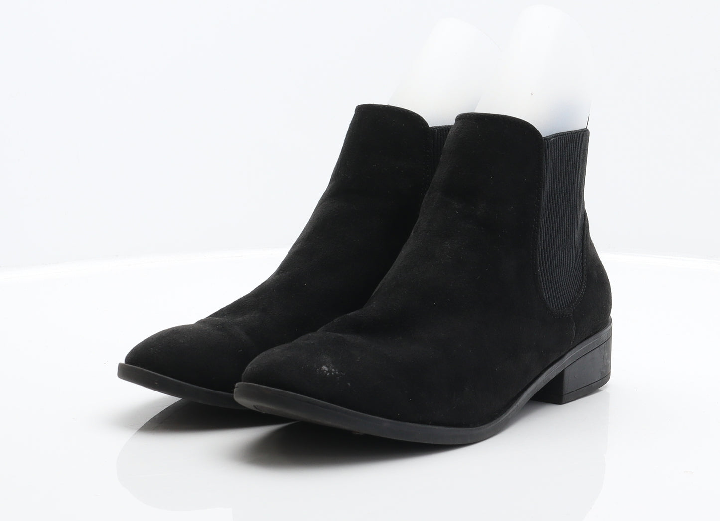 F&F Womens Black Polyester Chelsea Boot UK 6 39