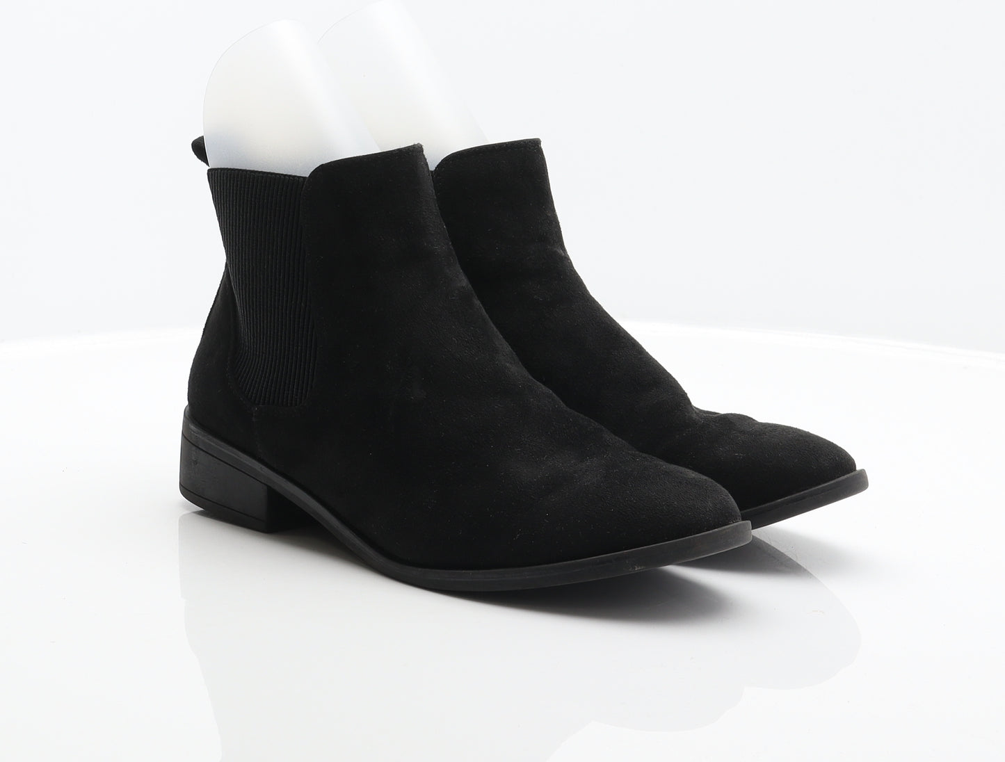F&F Womens Black Polyester Chelsea Boot UK 6 39