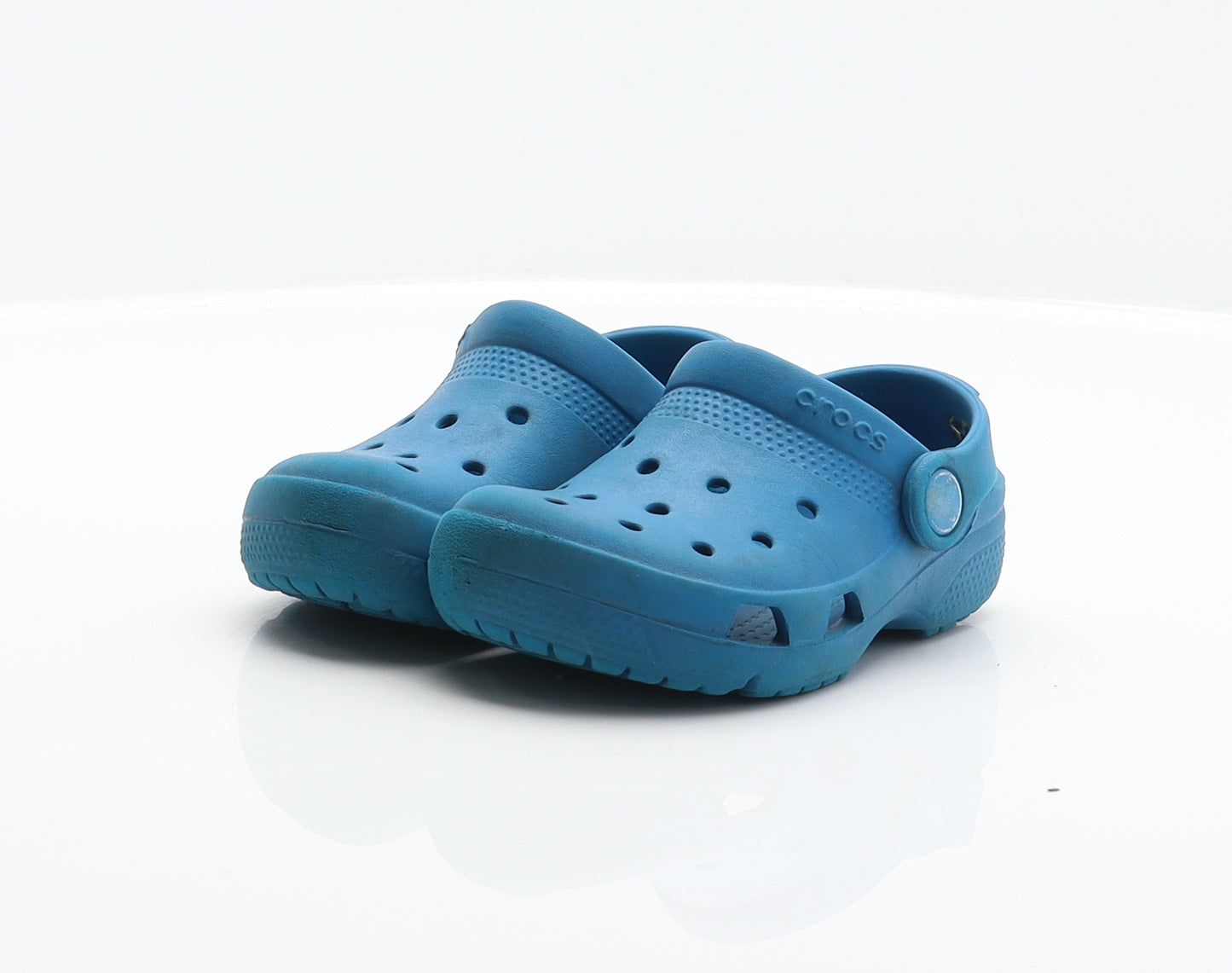 Crocs Boys Blue Synthetic Clog Casual UK 8
