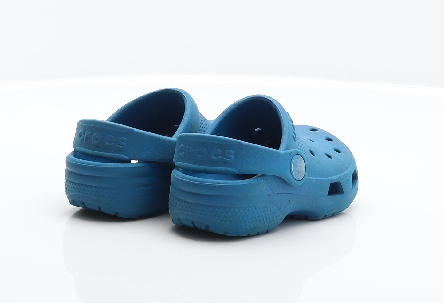 Crocs Boys Blue Synthetic Clog Casual UK 8