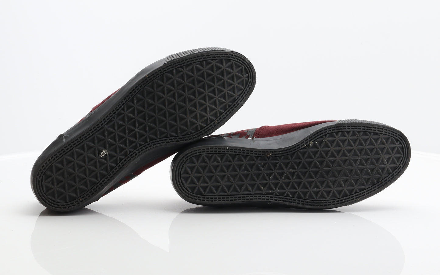 New Look Mens Red Geometric Fabric Trainer UK 11 45