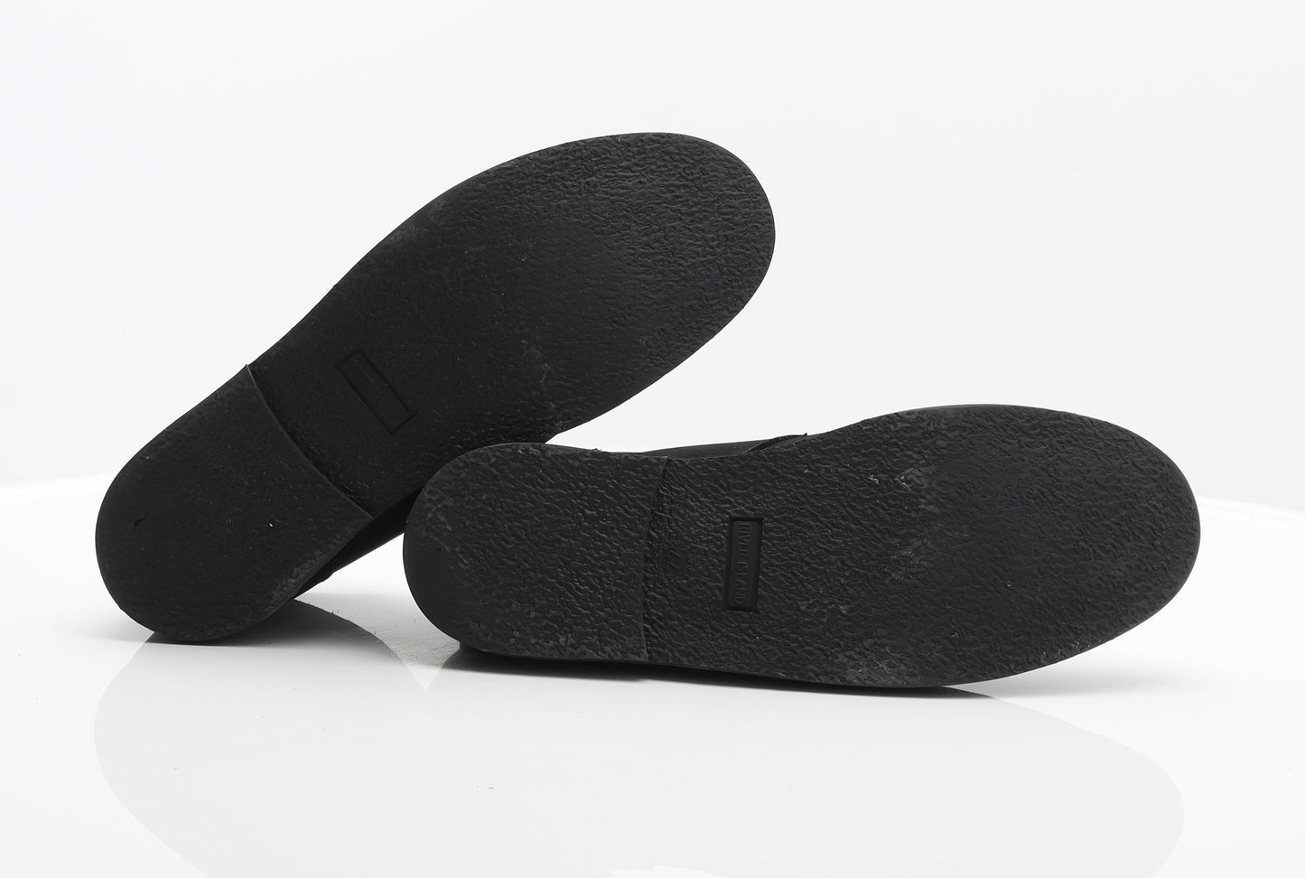 River Island Mens Black Leather Desert Boot UK 10 44