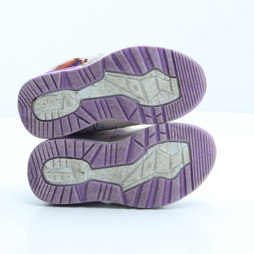 Frozen Girls Multicoloured Geometric Fabric Trainer UK 8.5 26