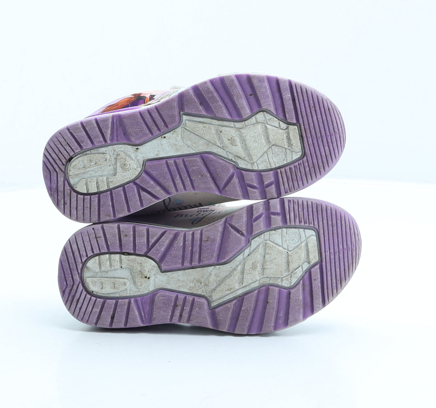 Frozen Girls Multicoloured Geometric Fabric Trainer UK 8.5 26