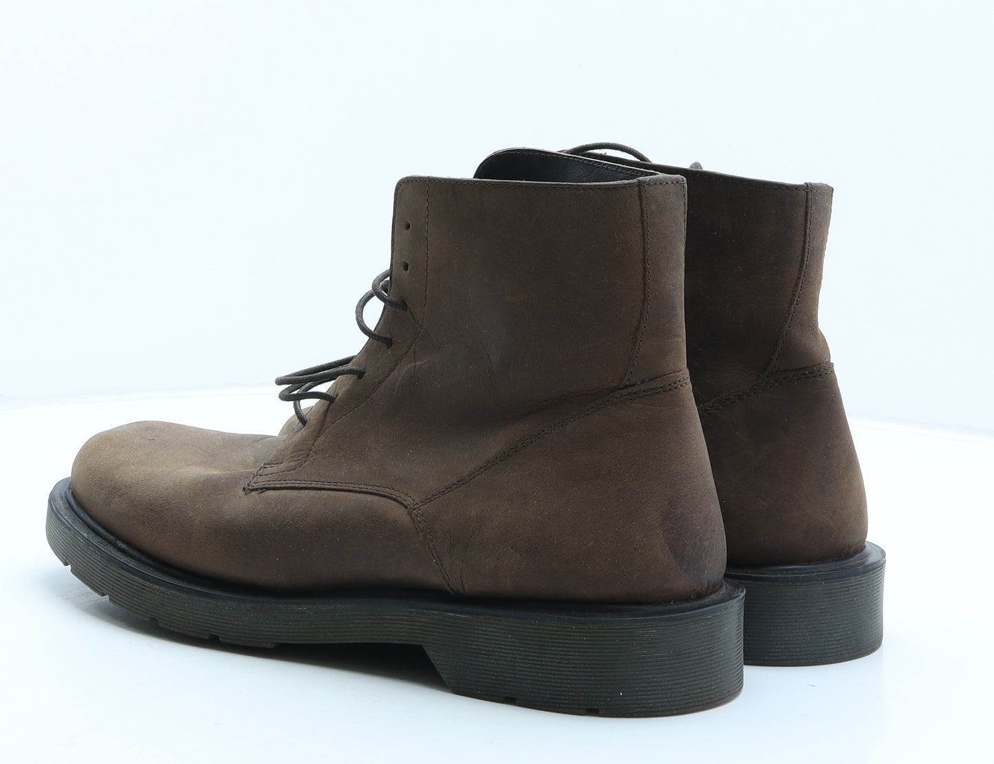 Preworn Mens Brown Leather Desert Boot UK 11