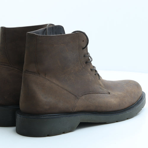 Preworn Mens Brown Leather Desert Boot UK 11